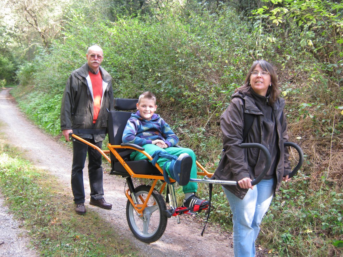 Joëlette im Einsatz